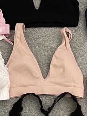 PINK Victoria's Secret Bralette in Nude
